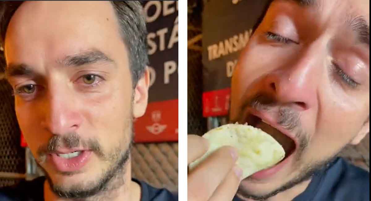 Video de alemán llorando tras probar su primer taco se vuelve viral