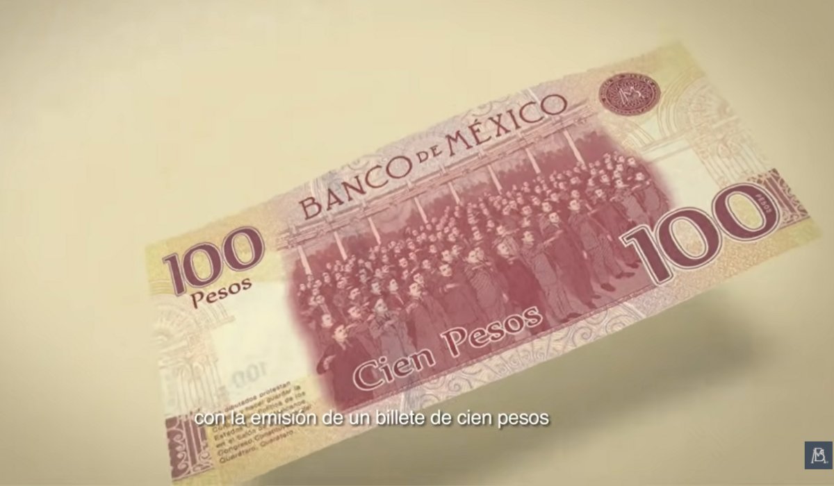 Conoce el billete conmemorativo de 100 pesos que se oferta en $1,200
