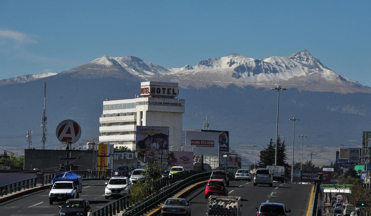 ¡Es bellísimo!, reportan primera caída de nieve del 2022 en el Nevado de Toluca
