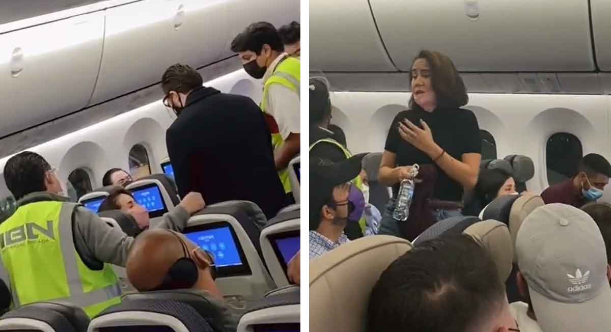 Señora retrasa vuelo a París, la nombran "Lady AeroMéxico" y se vuelve viral