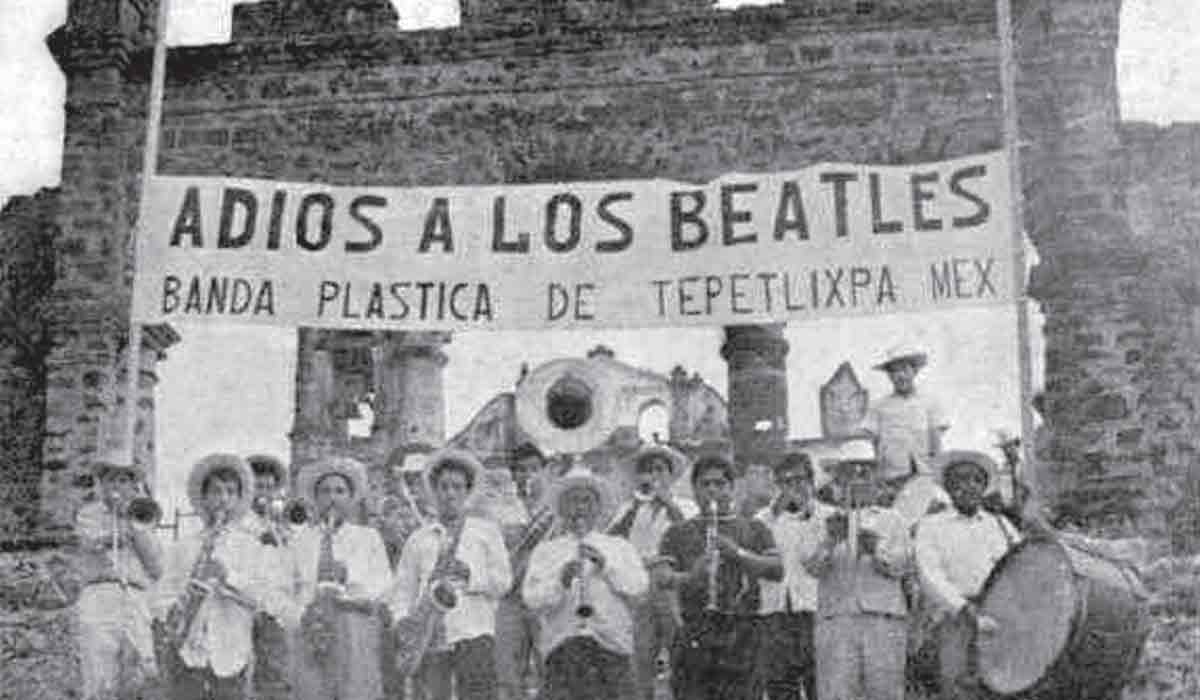 "Adiós a los Beatles" disco de la Banda Plástica de Tepetlixpa del Edomex cumple 50 años