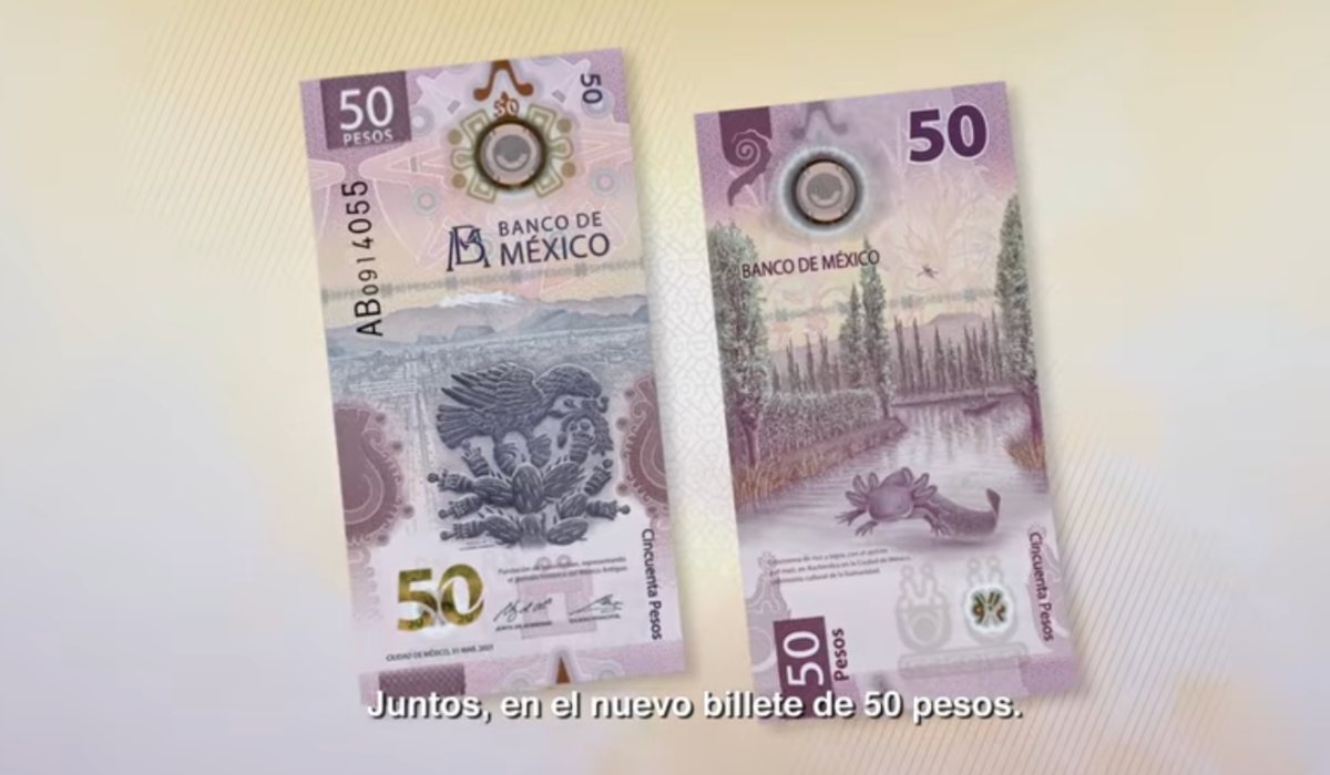 ¿Lo tienes?, Billete de $50 pesos del ajolote se oferta en más de $300 mil pesos 