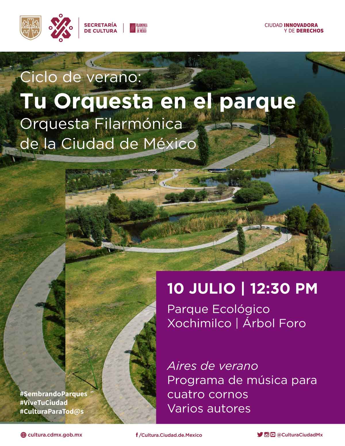 Ciclo de verano de la Orquesta Filarmónica de la Ciudad de México
