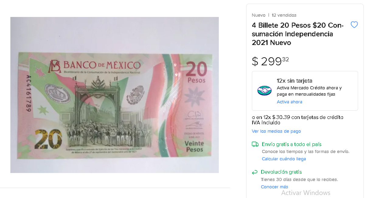 Billete de 20 pesos dejara de existir