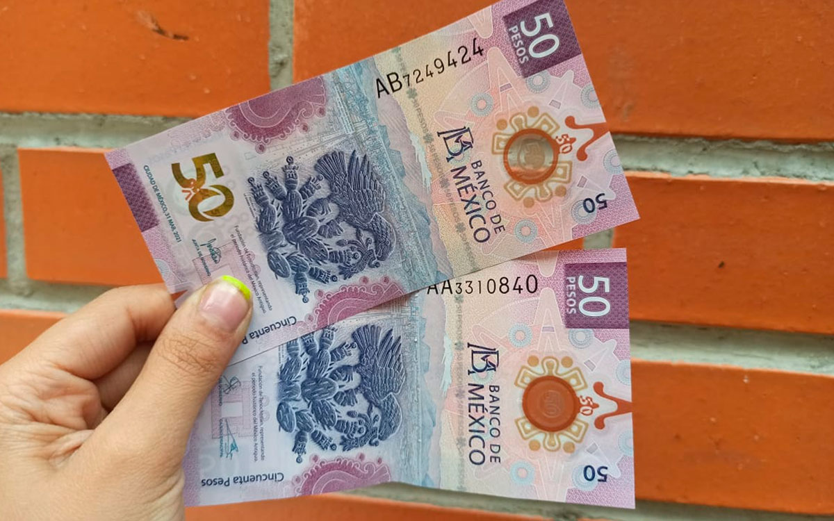 ¡Este billete de 50 pesos mexicanos se vende en medio millón!