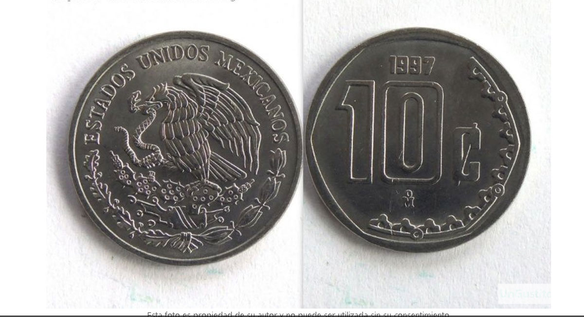 Monedas de 10 centavos