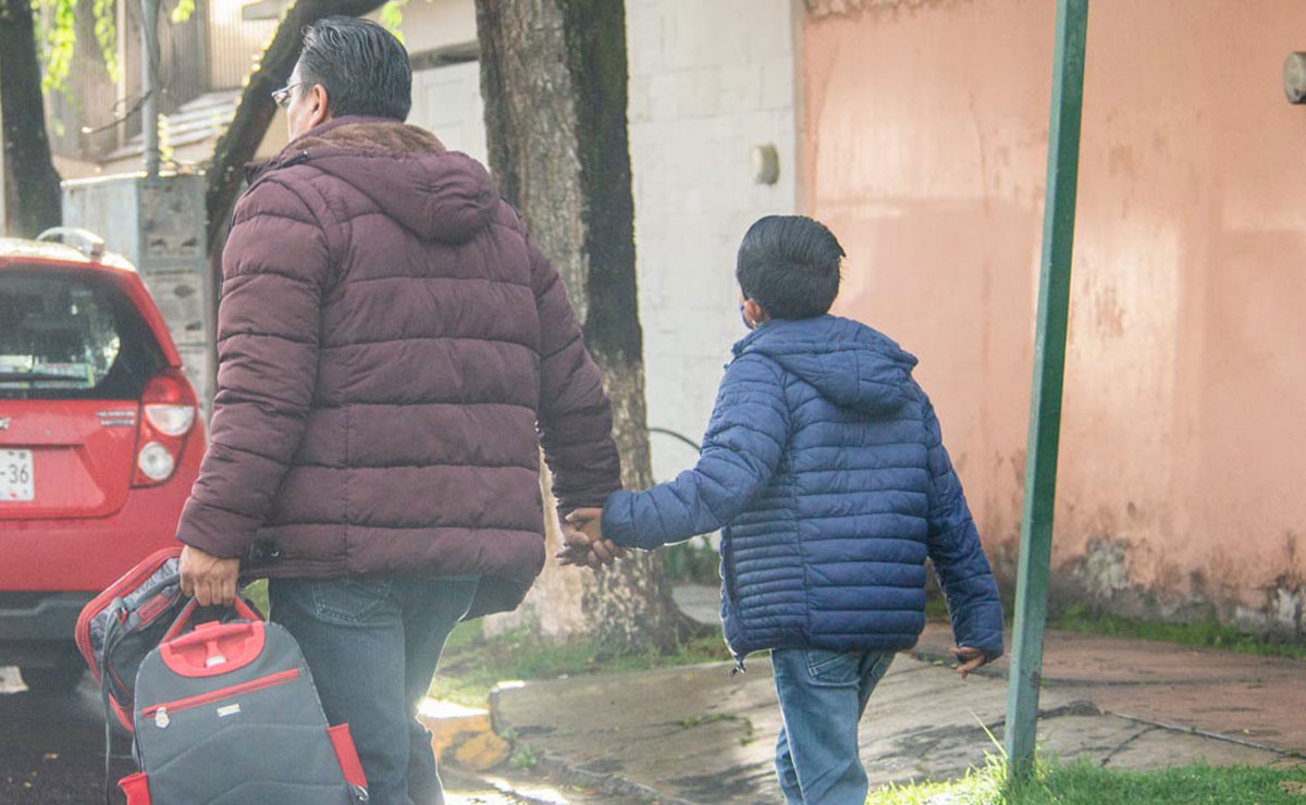 Padre llevando a su hijo a la escuela resultados SAID