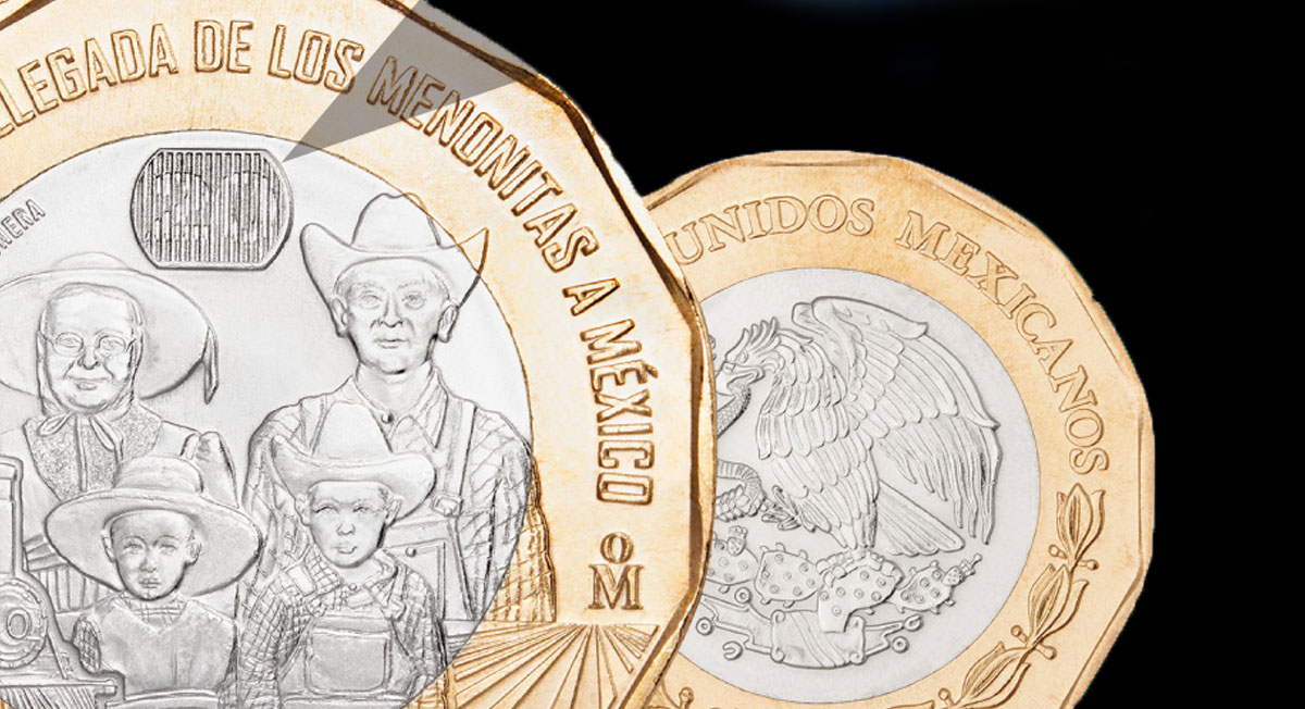 ¿Ya la conoces? Esta es la nueva moneda de 20 pesos conmemorativa de los Menonitas