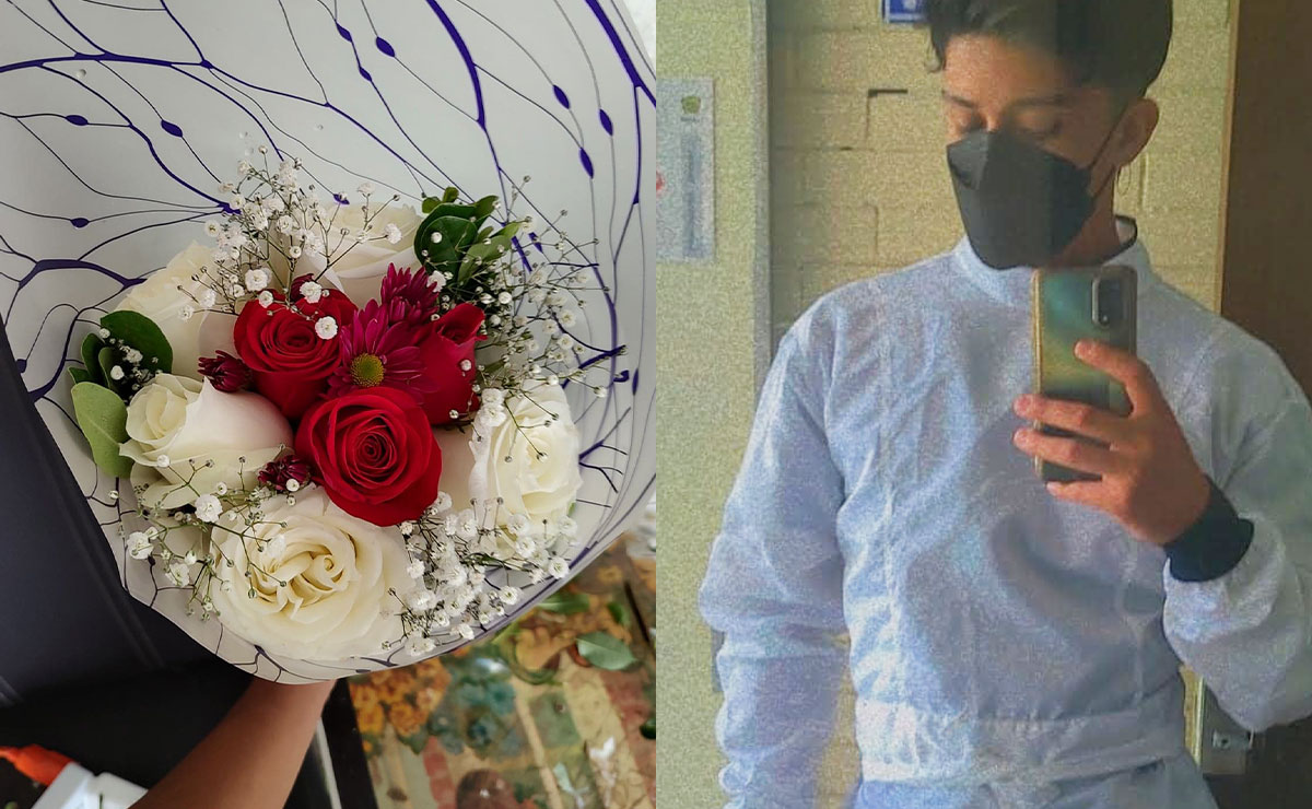 Joven estudiante se vuelve viral por vender rosas en toluca