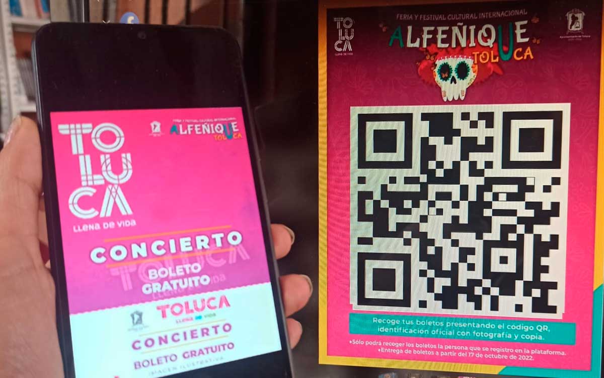 ¿Qué identificación aceptan para recoger los boletos del Alfeñique en Toluca?