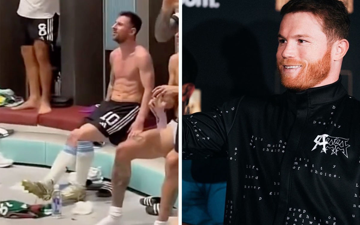 Viral: ¿Messi pisoteó la playera de México? ¿O el Canelo Álvarez no vio bien el video? Esto fue lo que sucedió