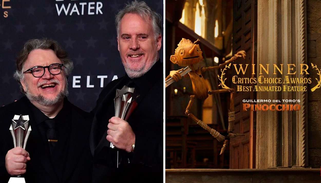 ¡Otro más! Guillermo del Toro gana el critics choice awardse