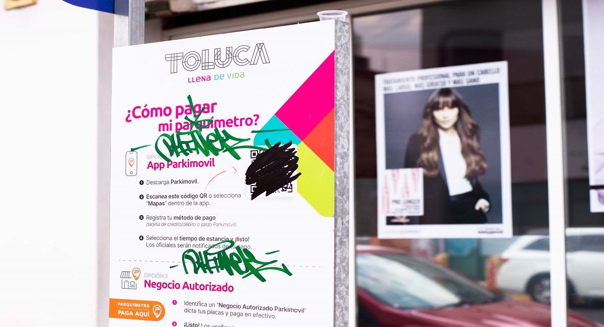 ¿Retirarán parquímetros virtuales vandalizados en Toluca?