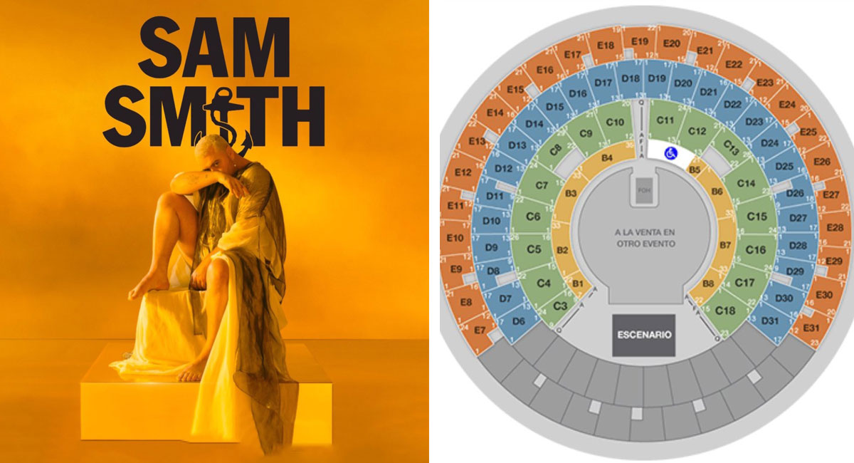 Precio de los boletos para el concierto de Sam Smith en México 2023