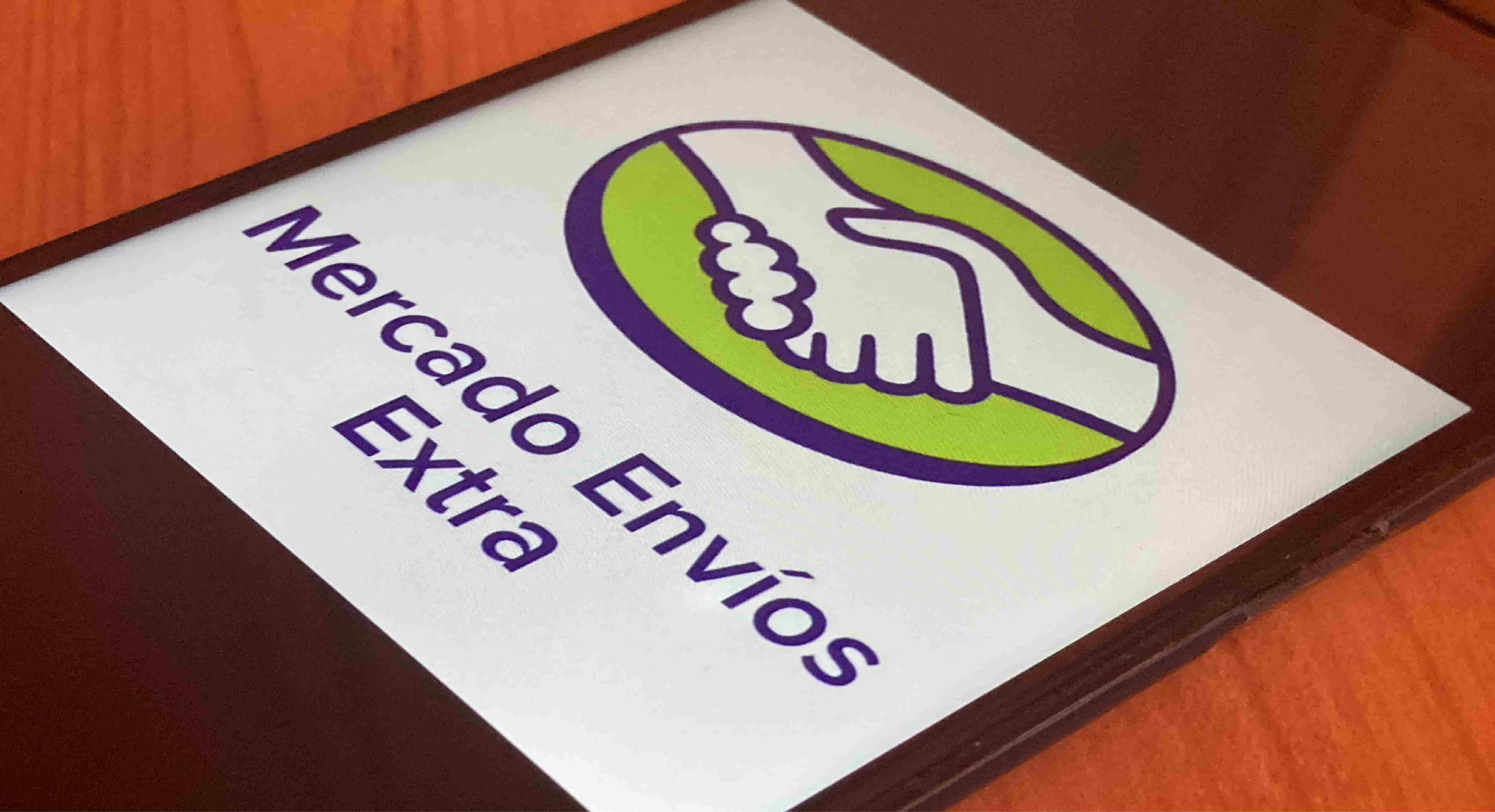 Logo de Mercado Envíos Extra para repartir paquetería