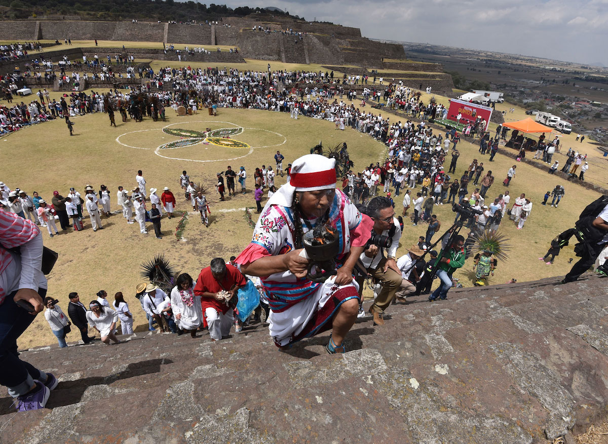 Visitantes en el festival del quinto sol en tenango del valle listo para la edición 2023