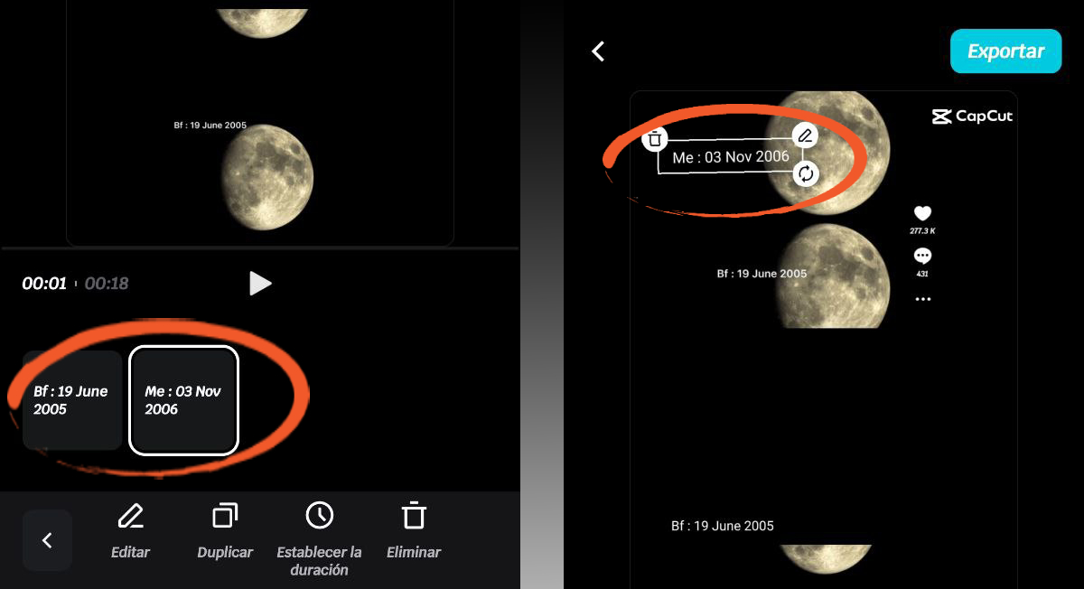 Moon phases, trend de Tiktok