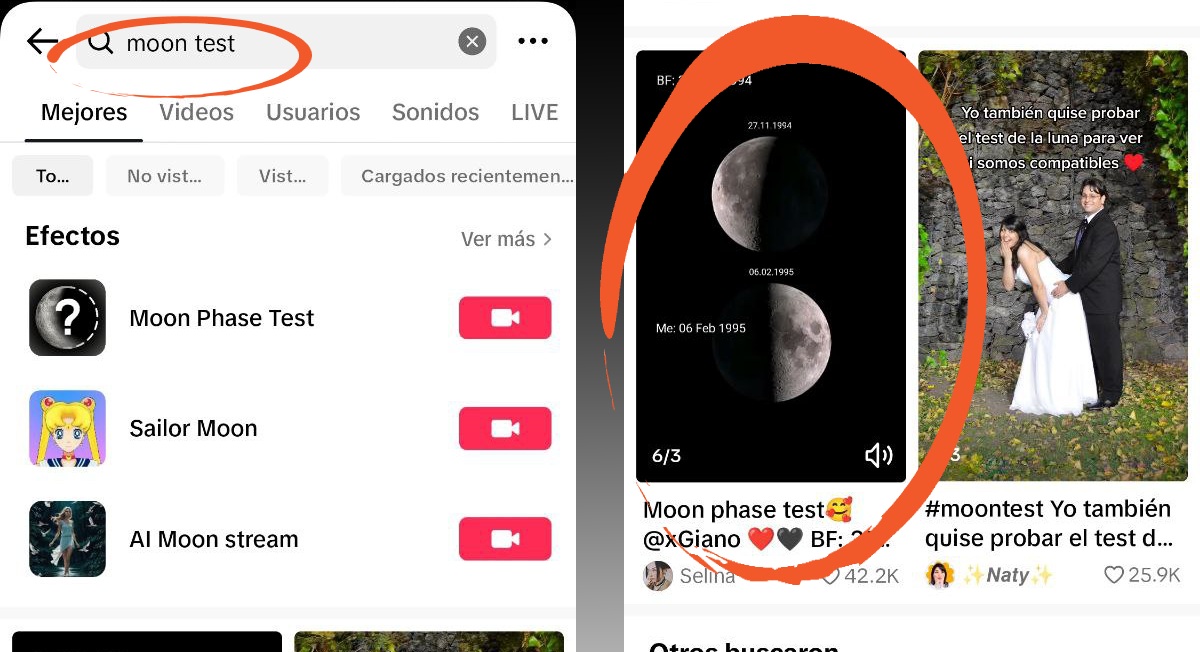 Moon phases, trend de Tiktok