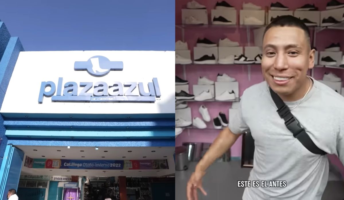 Youtuber compra zapatos en San Mateo Atenco y regala el calzado || VIDEO 