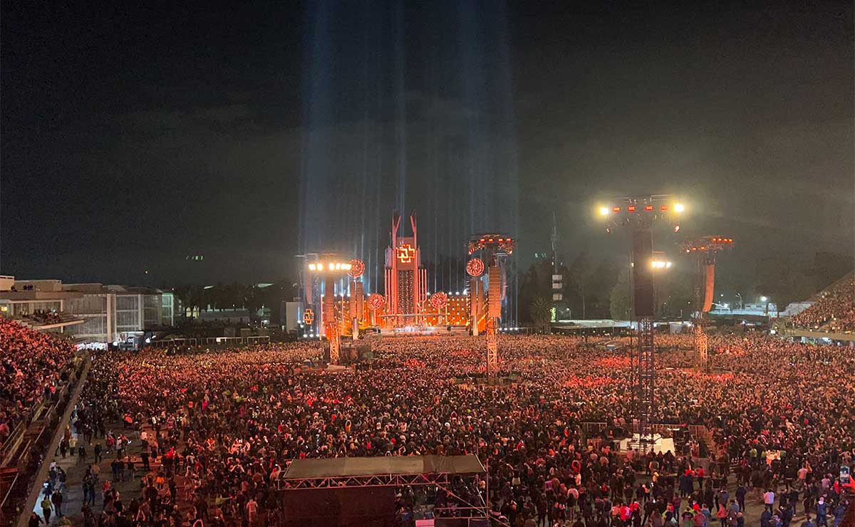 Concierto de Rammstein en el Foro Sol