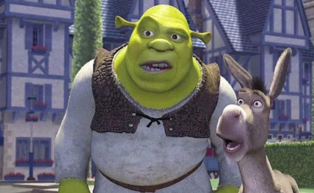 Burro y Shrek.