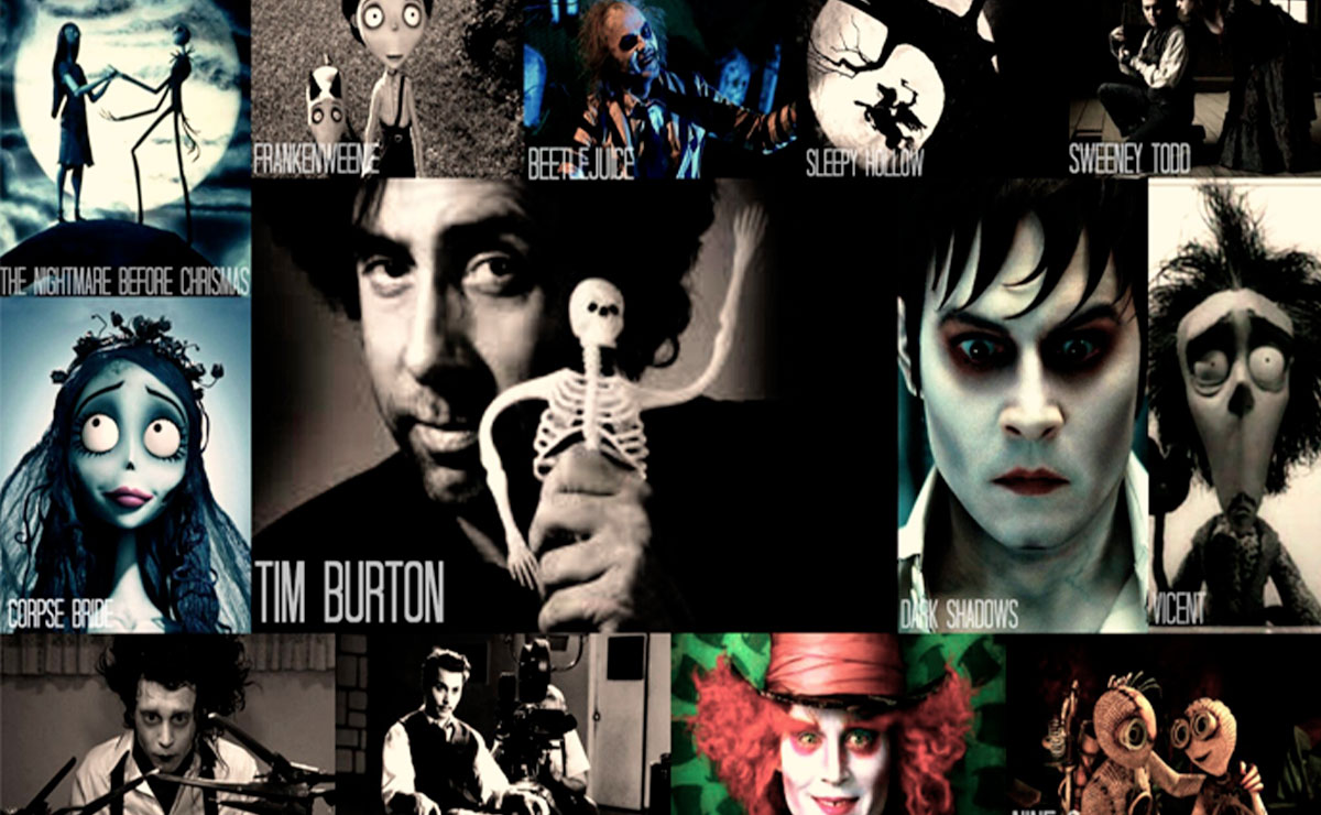 Personajes de las películas de Tim Burton, retro Fest