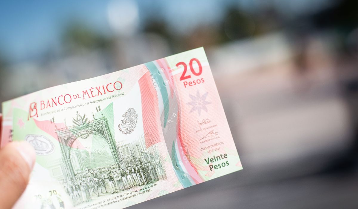 Diseño del billete de $20 pesos