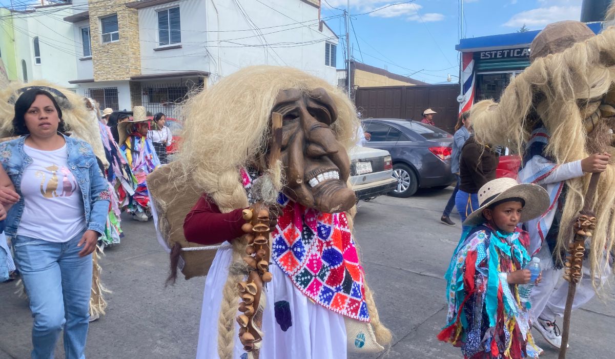 Disfraces del carnaval de San Francisco Tlalcilalcalpan 2023