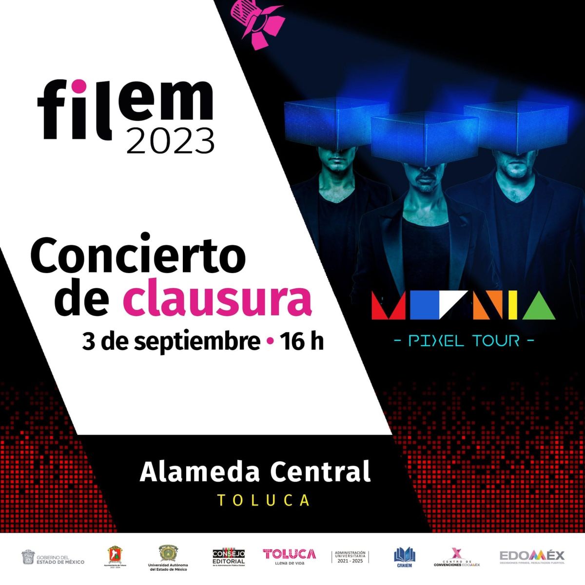 Fecha, horario y lugar del concierto gratuito de Moenia en Toluca 2023 