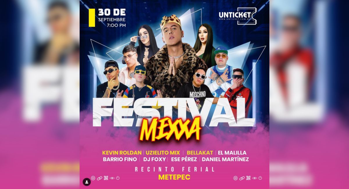 Festival Mexxa Metepec con Bellakath y Uzielito Mix