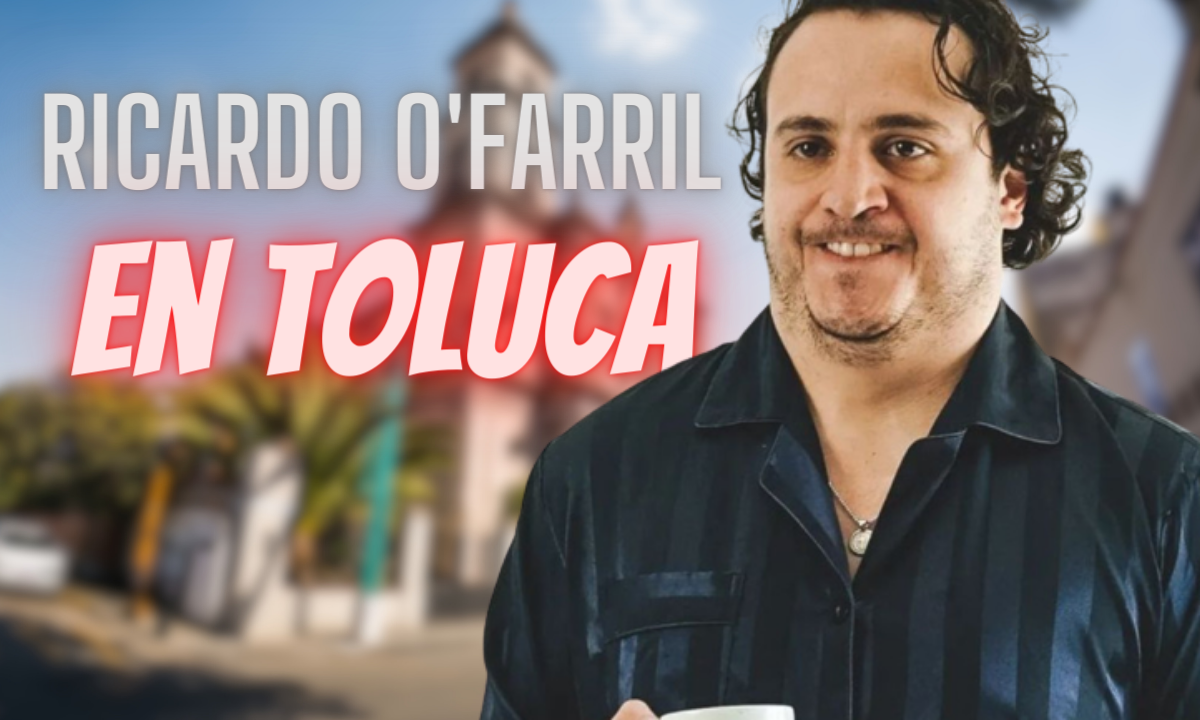¡Ricardo O'Farrill en Toluca! Te compartimos todo lo que sabemos sobre este show de Stand Up en la ciudad
