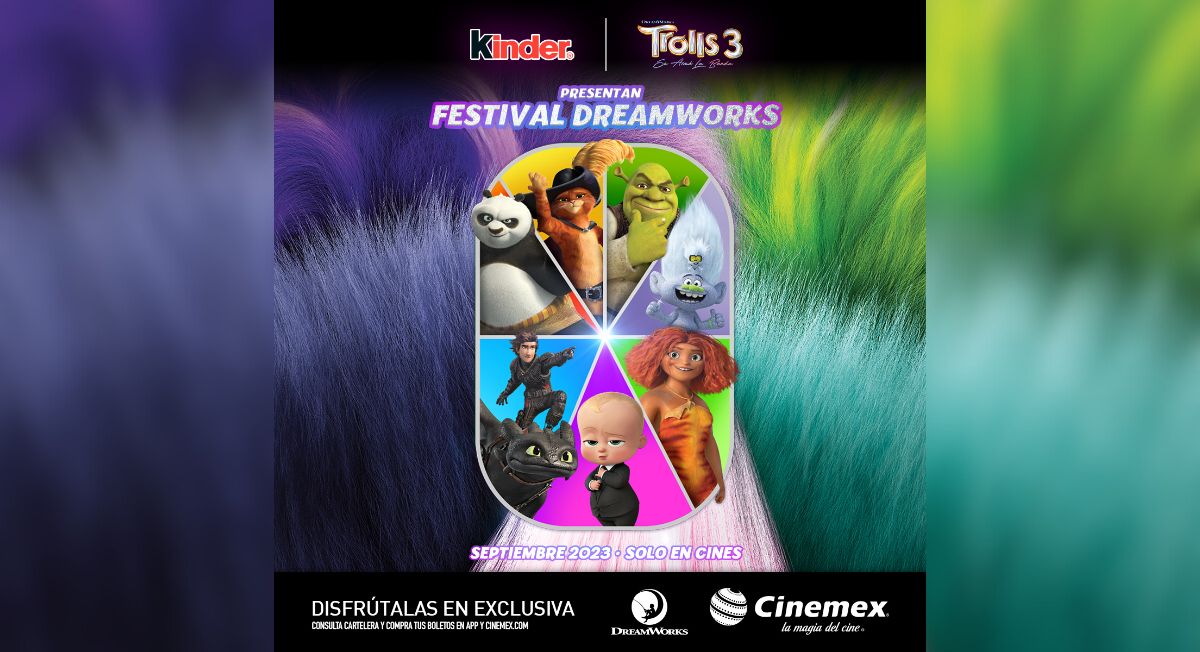 Reestrenos de DreamWorks en Cinemex 