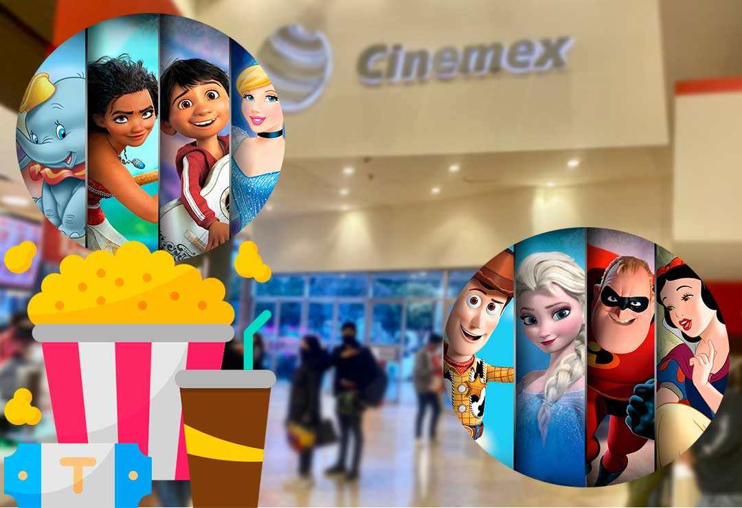 ¡Es oficial! Cinemex proyectará las pelí­culas clásicas de Disney en México