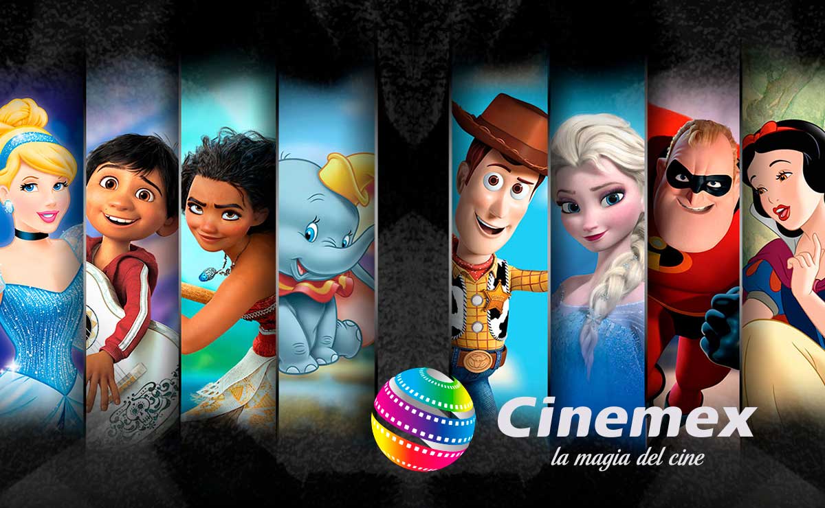 pelí­culas de Disney clásicas en Cinemex 2023 México