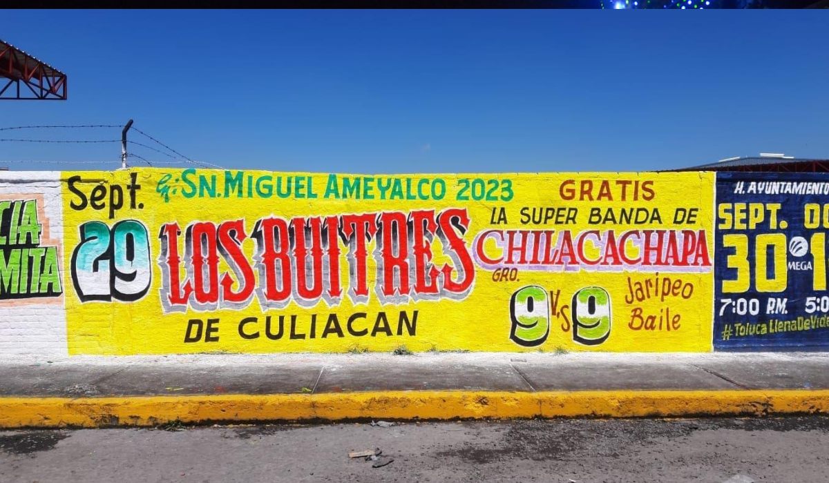 Publicidad de Los Buitres de Culiacan en Lerma