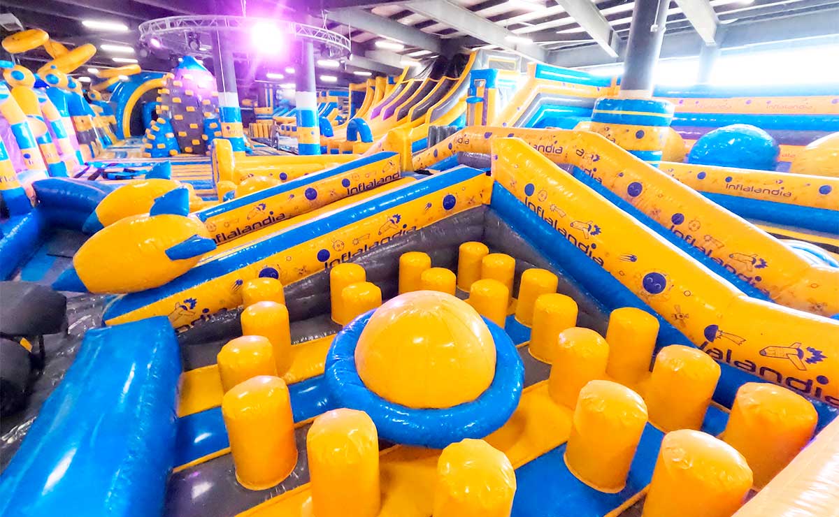 Visita este divertido parque inflable en el Edomex
