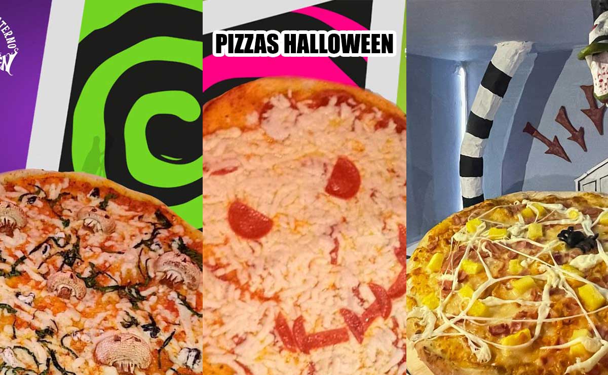 Pizzas de Halloween en Metepec