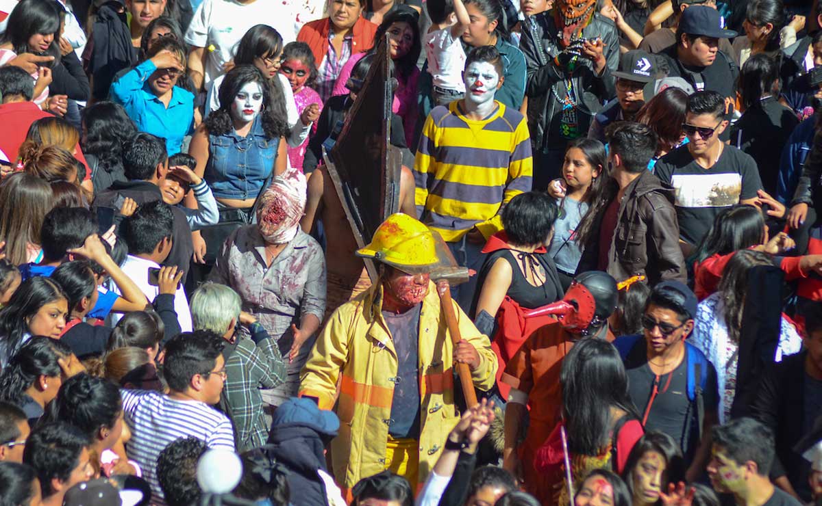 concurso de disfraces en Toluca en Marcha Zombie Walk Roll