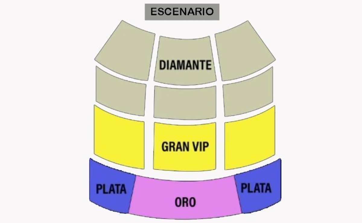 Mapa para el concierto de Julieta Venegas en Toluca