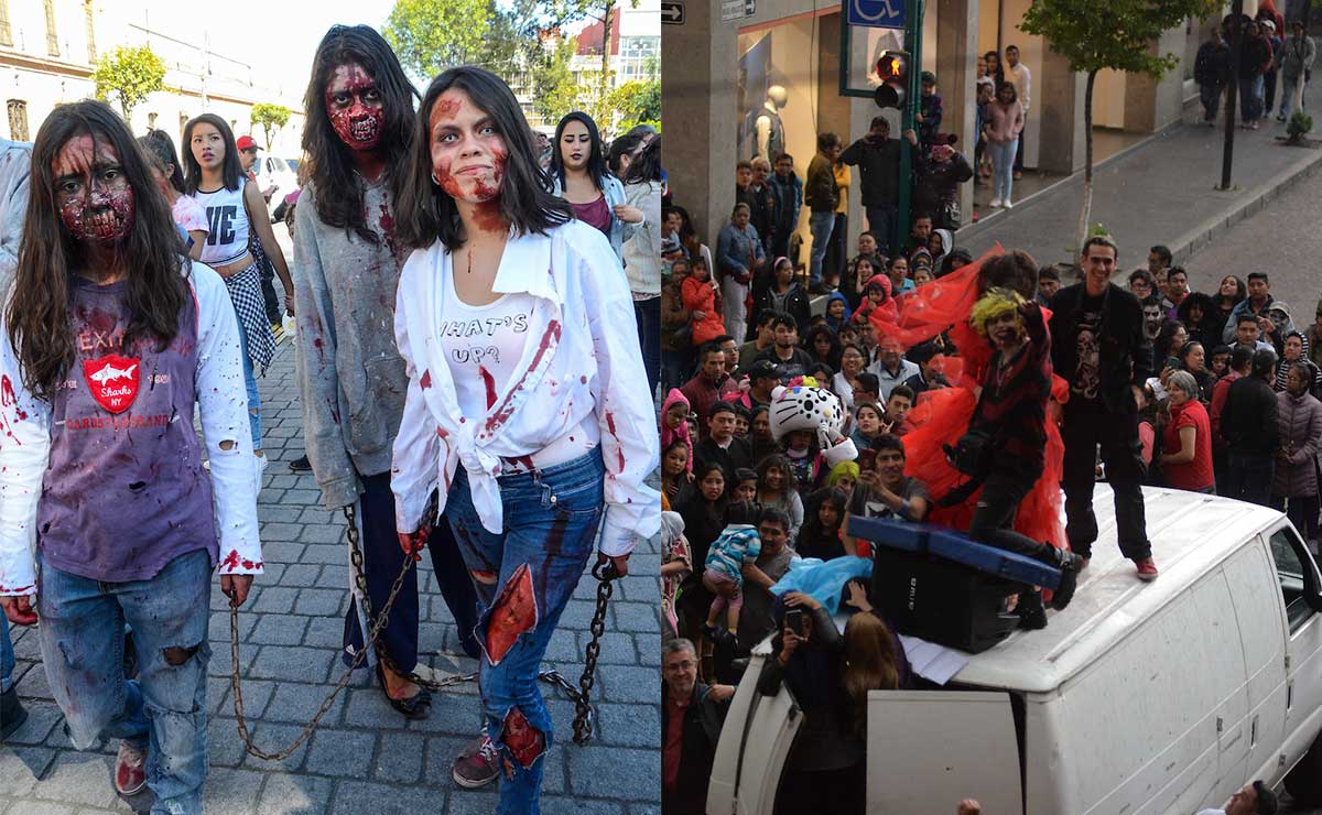 La marcha zombie en Toluca recaudará fondos ¡Come cerebros por una causa!