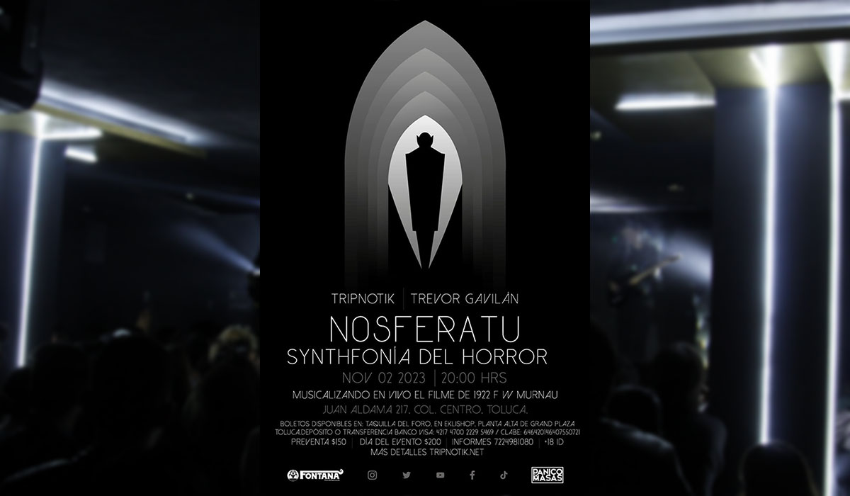 Te hablamos sobre la proyección de la película Nosferatu musicalizada en vivo, un filme clásico de terror que seguramente disfrutarás mucho.