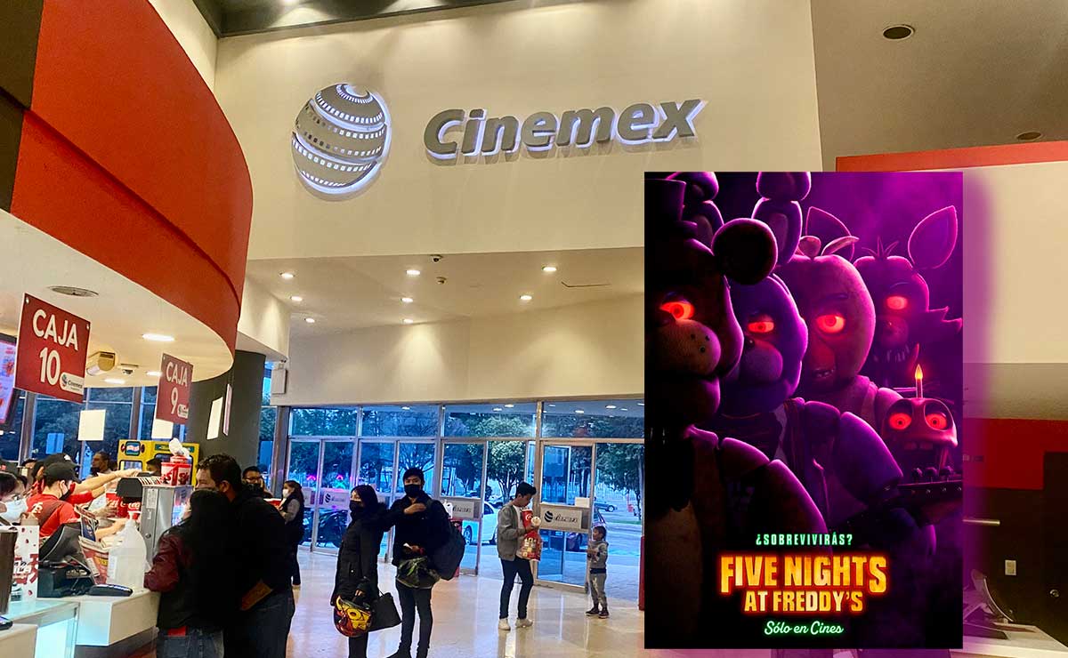 Mira el combo de Five Nights at Freddy's que Cinemex tiene para ti