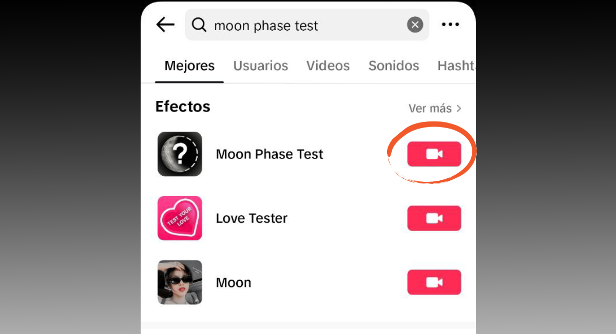 Moon phase test - Tiktok