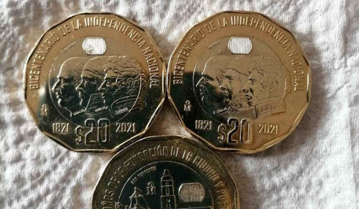 Venden moneda conmemorativa en $3 mil pesos con la imagen de héroes de la independencia
