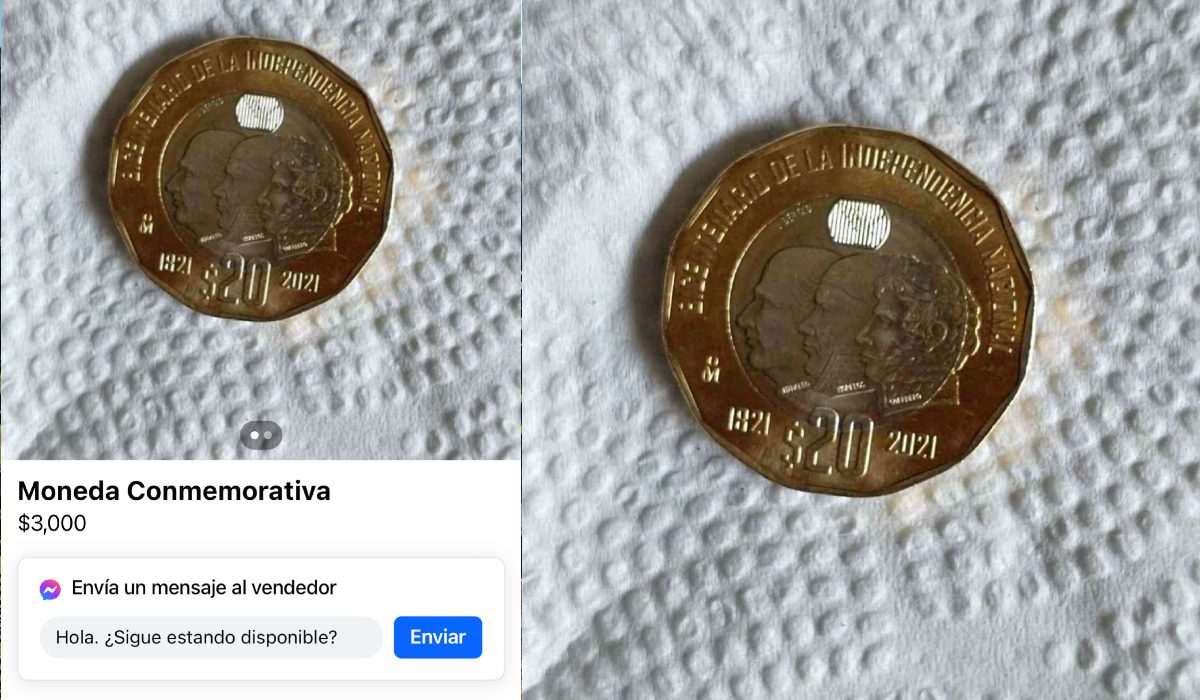 Venden moneda conmemorativa en $3 mil pesos con la imagen de héroes de la Independencia