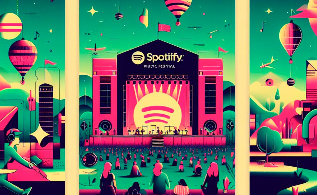 ¿Te gustarí­a hacer carteles estilo festival de música en tu Spotify?