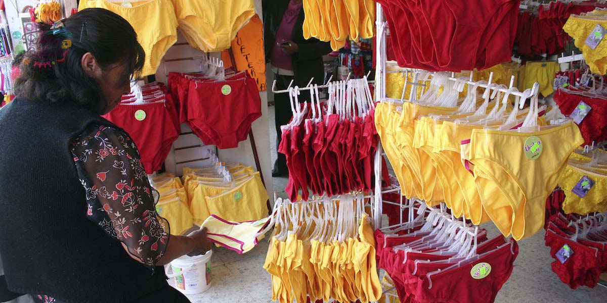 Calzones de colores, ¿Dónde comprarlos en Toluca?