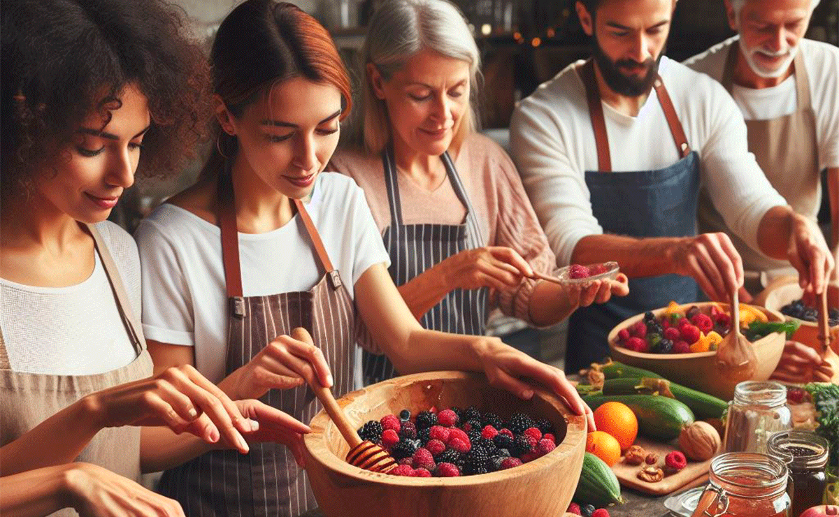 ¡Ensalada de frutos rojos para esta Navidad! Checa la recetae