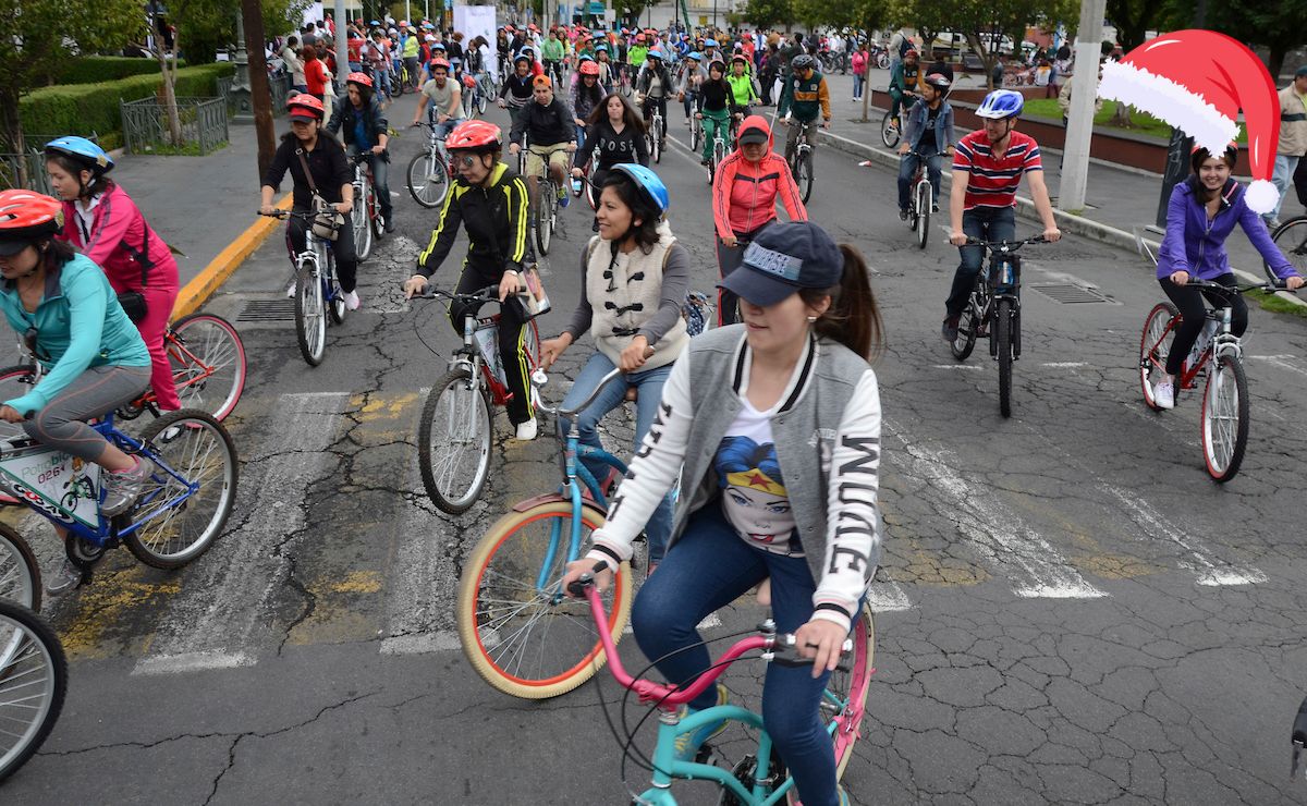 Personas en la Bici-Posada en Metepec.