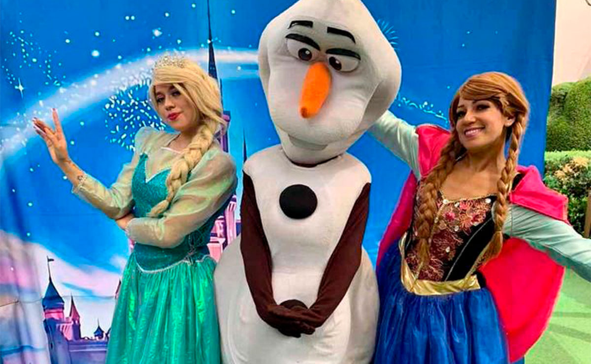 Personajes de Frozen, show infantil en Toluca.